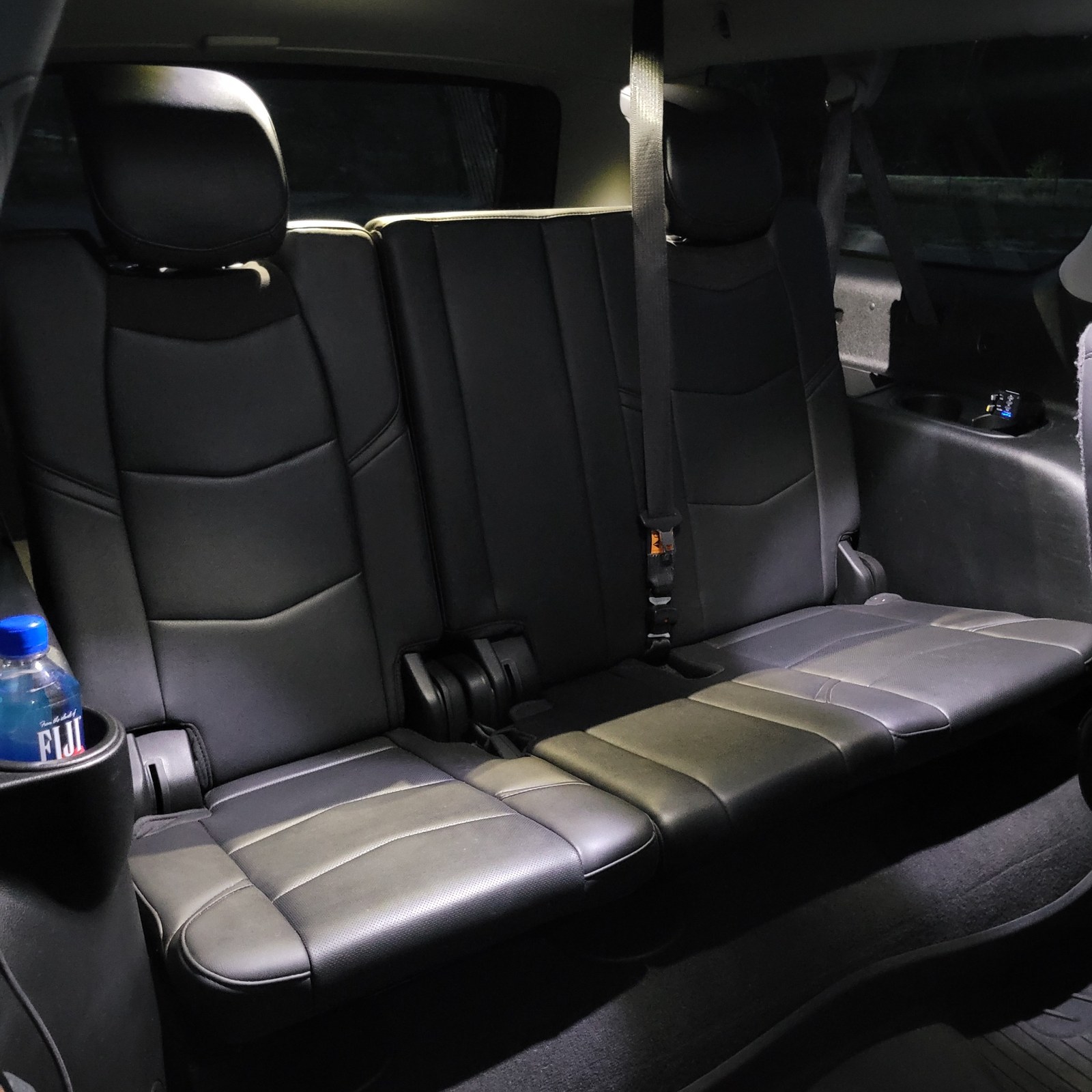 Cadillac Escalade ESV spacious leather passenger seating