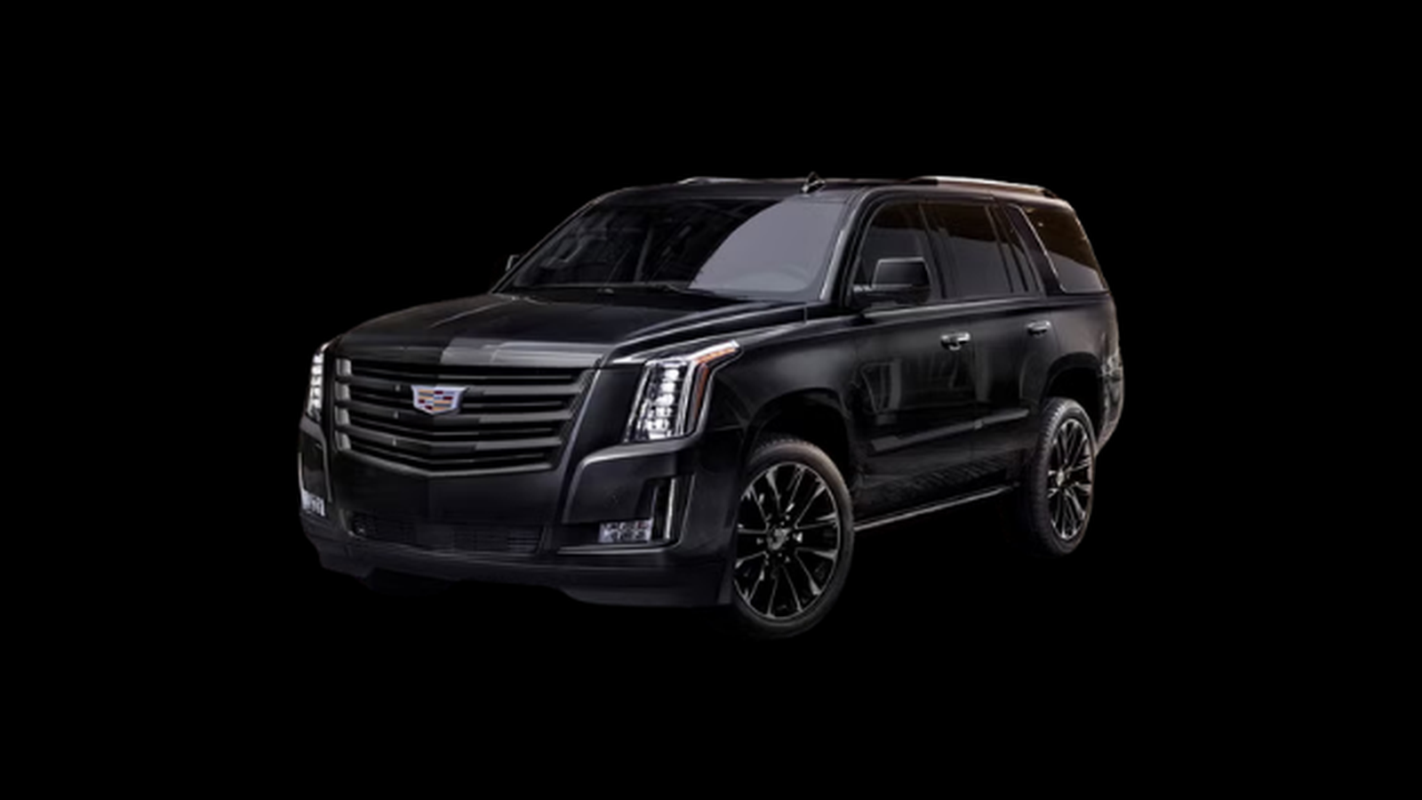 Black Cadillac Escalade ESV for private chauffeur service in Durango, Colorado